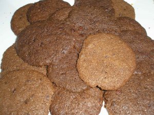Double chocolate biscuits
