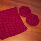 Cotton Wash Cloth and Scrubbies Set