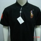 Black Ralph Lauren Polo shirt with big pony-T67