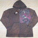 Mens Brown Affliction Hoody- H15