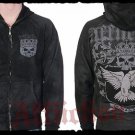Mens Black Affliction Hoody- H03