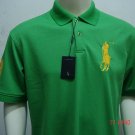 Mens Green Ralph Lauren Polo Big Pony shirt with embroided 3