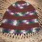 multi-colored army toboggan