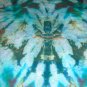Abstract totem-pole tye-dye