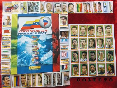 ORIGINAL Panini Copa America Venezuela 2007 Stickers Empty Album Complete Set