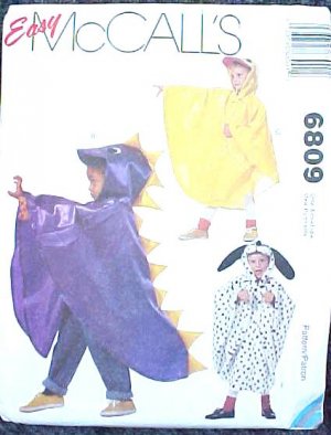 Toddlers animal Costume Sewing Pattern 2506 Simplicity