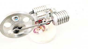 dad gift ,boy gift, birthday gift , Stirling Engine Generator LED Light Electricity, Science  Toy