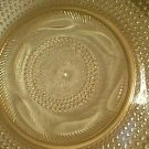 EAPG Star and Feather - (Lee's) Plate Amber