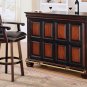 CO100136 Two-Tone Finish Bar Table Liquor Cabinet Wine by Coaster