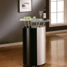 777B/S Round Bar Cabinet in Contemporary Style by Global USA Available in 3 Colors