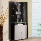 7442 Stylish Bar Cabinet with Glass Shelves by Global USA