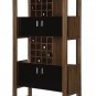 '498' Wine Cabinet by Global USA in Dark Brown Color