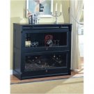 Wine & Liquor Storage Cabinet in Black Finish CO900143