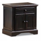 Distressed Ebony 1 Drawer Nightstand 780