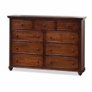 700 Series 9 Drawer Dresser in Distress Espresso