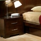 Jessica 2 Drawer Night Stand in Lt Cappuccino