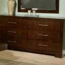 Jessica 6 Drawer Dresser in Lt Cappuccino