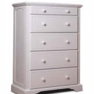 750 Series Country Cottage 5 Drawer High Chest