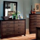 Garrett 8 Drawer Dresser With Mirror