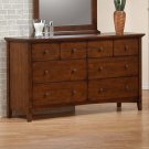 Hillary Desser in Brown Finish