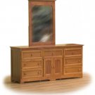Manhattan Seven Drawer Dresser & Mirror