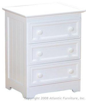 Manhattan Three Drawer Nightstand