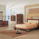 Global Furniture USA B99 Contemporary Platform Bedroom Set in Brown Finish