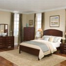 New Danielle 5pc Bedroom Set in Rich Deep Cherry Finish