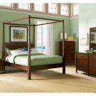 Walnut Finished, Queen size 5pc Bedroom Set with Canopy Bed, from Jocelyn Collection by Coaster