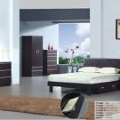 5pc P175W Contemporary Bedroom Set in Wenge Finish