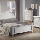 Kayla (201181F) Full Size 5pc Bedroom Set In White Finish