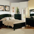 Hudson 5pc Bedroom Set In Black Finish