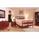 Lifestyle Solutions Domain High Foot Full Size Platform in Cherry
