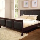 Providence Faux Leather King Platform Bed