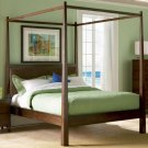 Walnut Finished, Queen size Canopy Bed, from Jocelyn Collection by Coaster