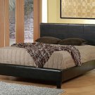 Queen Size Bycast Leather Panel Bed