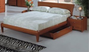 Twin Size Alexandra Platform Bed with Storage Drawer