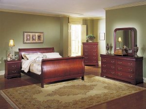 Louis Phillipe Bed Full