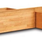 Twin/Full Flat Panel Solid Wood Under Bed Storage Drawers by Atlantic Furniture
