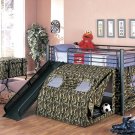 GI Child Bunk Bed w/Slide & Tent