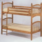 Oak Finish Twin/Twin Bunk Bed
