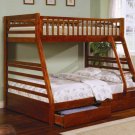 Jason Casual Style Twin / Full Bunk Bed 460183 By Coaster