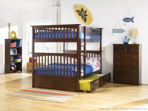 Columbia Full over Full Bunk Bed by Atlantic Furniture