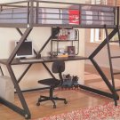 Full Size Workstation Loft Bed 460092