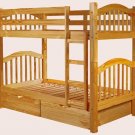 Honey Twin/Twin Bunk Bed