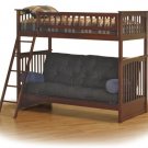 Columbia Twin over Futon Bunk Bed by Atlantic Furniture