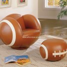 Kids Football Chair & Ottoman