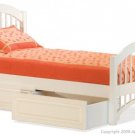 Atlantic Furniture Full Windsor Platform Bed With 2 Drawers Available in 4 Colors