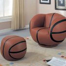 Basketball Chair and Ottoman Set