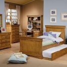 400051 Warm Lt Brown Twin Bed with Trundle